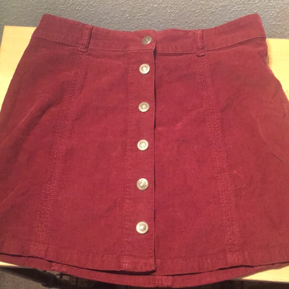 Corduroy skirt